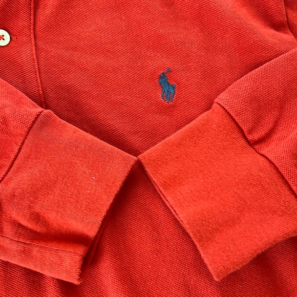 Kids Ralph Lauren Solid Iconic Mesh Polo Shirt Classic fit XL 18-20 - Picture 4 of 5